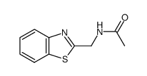 N-benzothiazol-2-ylmethyl-acetamide结构式