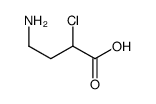 4-amino-2-chlorobutanoic acid结构式