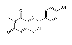 3-(4-chlorophenyl)-1,6-dimethylpyrimido[5,4-e][1,2,4]triazine-5,7(1H,6H)-dione结构式
