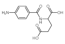 N-(4-氨基苯甲酰基)-DL-谷氨酸结构式