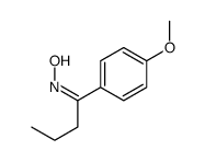 N-[1-(4-methoxyphenyl)butylidene]hydroxylamine结构式