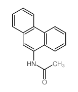 N-9-PHENANTHRYLACETAMIDE结构式