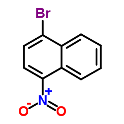 1-溴-4-硝基萘结构式
