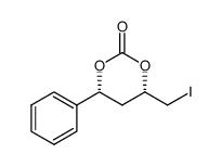 (4S,6R)-4-iodomethyl-6-phenyl[1,3]dioxan-2-one结构式