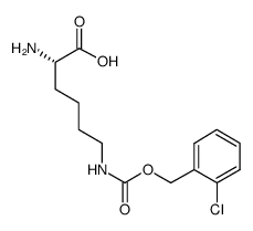 N&epsilon;-2-氯-ZL-赖氨酸结构式