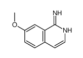 7-methoxyisoquinolin-1-amine结构式