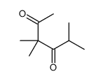 3,3,5-trimethylhexane-2,4-dione结构式