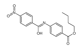 butyl 4-[(4-nitrobenzoyl)amino]benzoate结构式