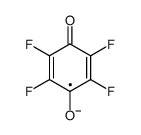 tetrafluoro-p-benzosemiquinone radical anion结构式