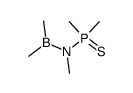 N-(dimethylthiophosphinyl)(methylamino)dimethylborane结构式