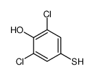 2,6-dichloro-4-sulfanylphenol结构式