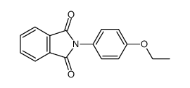 N-p-ethoxyphenylphthalimide结构式