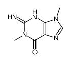 2-amino-1,9-dimethylpurin-6-one结构式