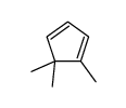 1,5,5-trimethylcyclopenta-1,3-diene结构式
