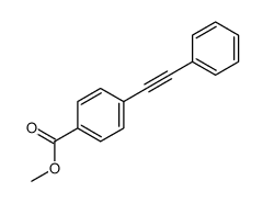 4-(2-PHENYLETHYNYL)BENZOIC ACID METHYL ESTER结构式