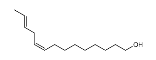 Tetradeca-cis-9,trans-12-dien-1-ol结构式