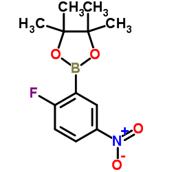 2-氟-5-硝基苯基硼酸频那醇酯结构式