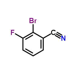 2-溴-3-氟苯腈结构式