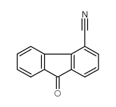 9H-Fluorene-4-carbonitrile,9-oxo-结构式