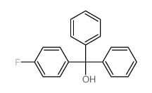 Benzenemethanol,4-fluoro-a,a-diphenyl-结构式