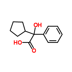 α-环戊基扁桃酸结构式