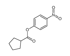 4-nitrophenyl cyclopentanecarboxylate结构式
