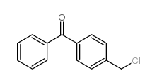 4-Chloromethylbenzophenone结构式