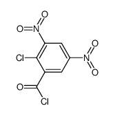 2-Chlor-3,5-dinitrobenzoesaeurechlorid结构式
