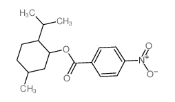 Cyclohexanol,5-methyl-2-(1-methylethyl)-, 1-(4-nitrobenzoate)结构式