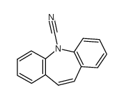 5-氰基-5H-二苯并[b,f]氮杂卓结构式