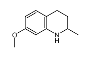 7-Methoxy-2-methyl-1,2,3,4-tetrahydroquinoline结构式
