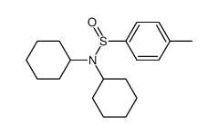 N-dicyclohexyl-p-toluenesulfinamide结构式