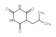 5-(2-methylpropyl)-1,3-diazinane-2,4,6-trione结构式