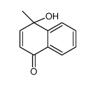 4-hydroxy-4-methylnaphthalen-1-one结构式