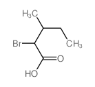 2-溴-3-甲基戊酸结构式
