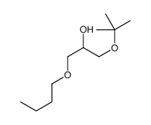 1-butoxy-3-[(2-methylpropan-2-yl)oxy]propan-2-ol结构式