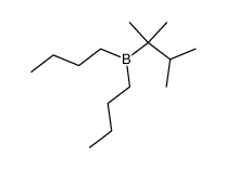 dibutyl-(1,1,2-trimethyl-propyl)-borane结构式