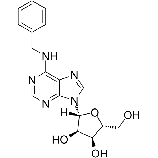 6-苄基腺苷结构式