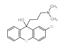 2-氯-9-(3-(二甲氨基)丙基)-硫代呫吨-9-醇结构式