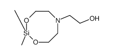 2-(2,2-dimethyl-1,3,6,2-dioxazasilocan-6-yl)ethanol结构式