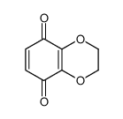2,3-dihydro-1,4-benzodioxine-5,8-dione结构式