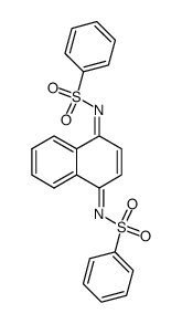 N,N'-bis(phenylsulfonyl)-1,4-naphthoquinone diimine结构式