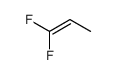 1,1-difluoroprop-1-ene结构式