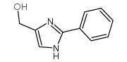 4-羟基甲基-2-苯基-1H-咪唑结构式