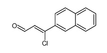 S-cis-Z-3-(2-naphthyl)-3-chloro-2-propenal结构式