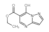 7-羟基吡唑并[1,5-a]嘧啶-6-甲酸乙酯结构式