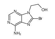 2-(6-amino-8-bromopurin-9-yl)ethanol结构式