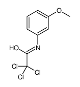 ACETAMIDE, 2,2,2-TRICHLORO-N-(3-METHOXYPHENYL)-结构式