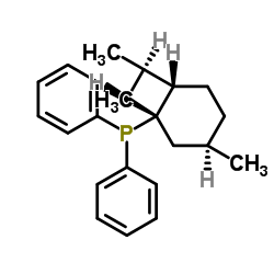 (S)-(+)-薄荷脑二苯基膦结构式