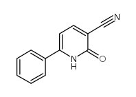 2-氧代-6-苯基-1,2-二氢-3-吡啶甲腈结构式